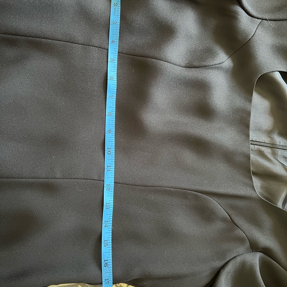 Liz Claiborne Vintage 80s Black Sheath Dress Size 12/14 - Picture 11 of 12